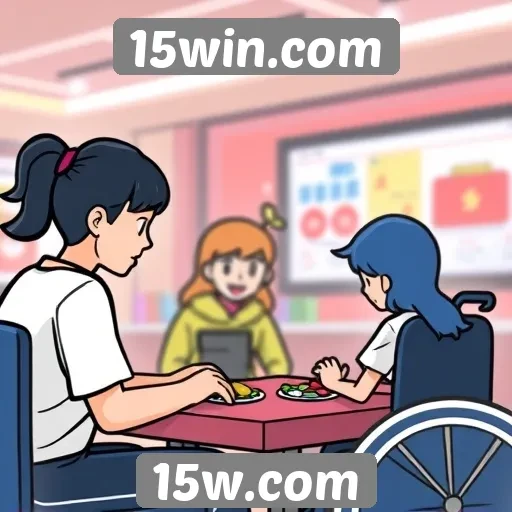 Acessibilidade no 15win.com para jogadores iniciantes